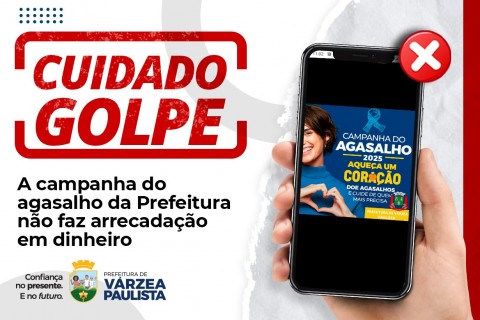 Prefeitura alerta população sobre golpes envolvendo a Campanha do Agasalho 2025